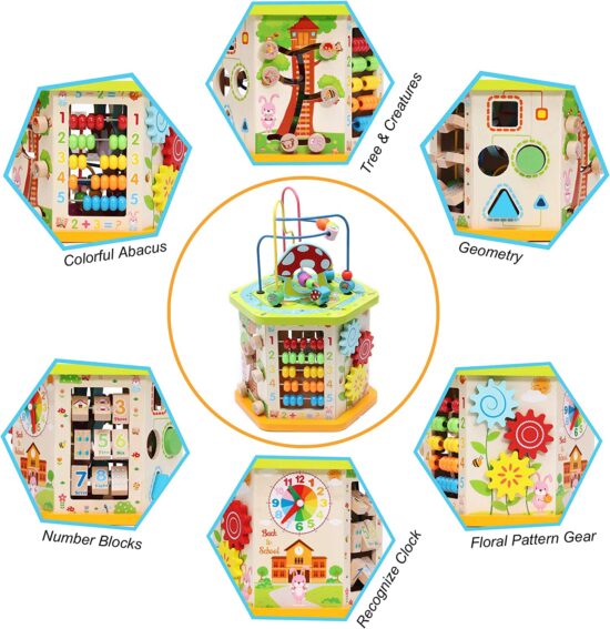 Centru Activitati Ciupercuta Cub multifunctional lemn