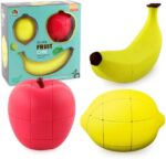 Cub Rubik 3in1 Fructe antistres Jucarie inteligenta