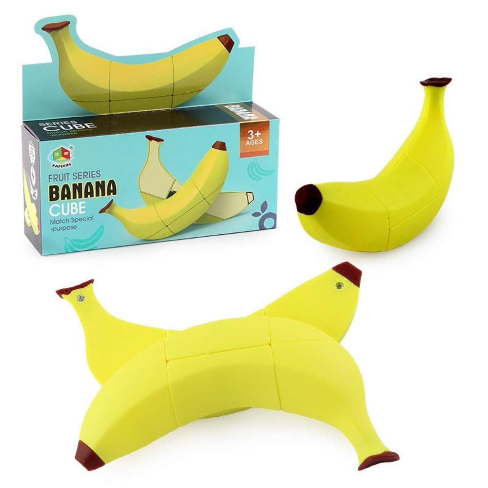 Cub Rubik Fructe Banana antistres Jucarie inteligenta