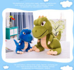 Dinozaur Verde Jucarie din Plus copii Dino 65 cm