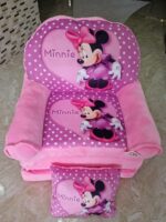 Fotoliu extensibil plus Roz Minnie Mouse cu perna