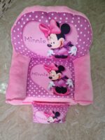 Fotoliu extensibil plus Roz Minnie Mouse cu perna