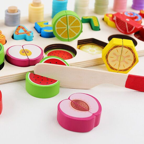 Joc logaritmic lemn Sortator Puzzle Operatii matematice