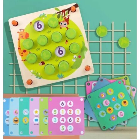 Joc-sah-memorie-Puzzle-educativ-Forest-Memory-Chess