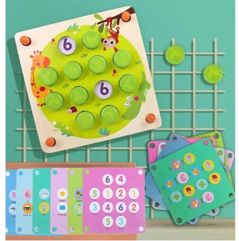 Joc-sah-memorie-Puzzle-educativ-Forest-Memory-Chess