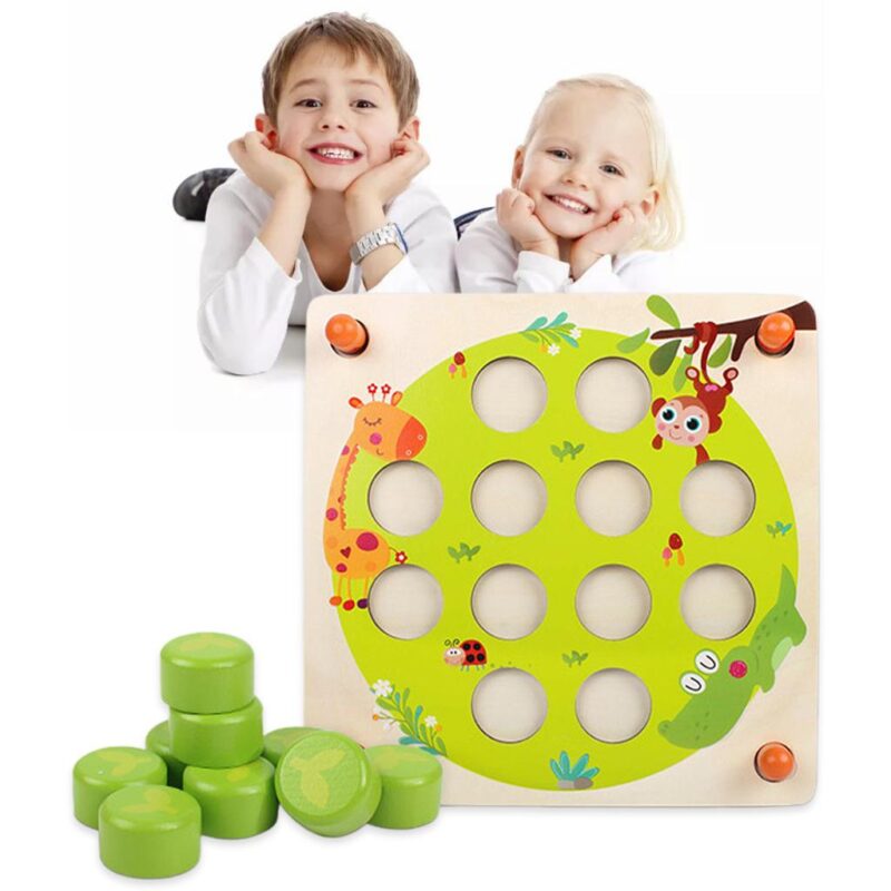 Joc sah memorie Puzzle educativ Forest Memory Chess