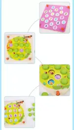 Joc sah memorie Puzzle educativ Forest Memory Chess