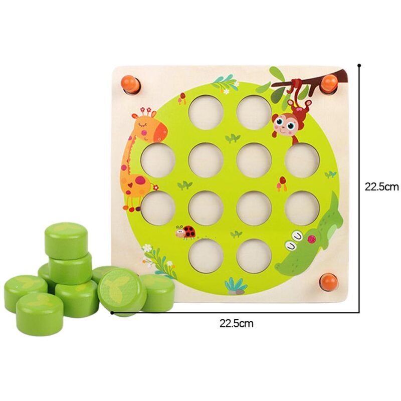 Joc sah memorie Puzzle educativ Forest Memory Chess