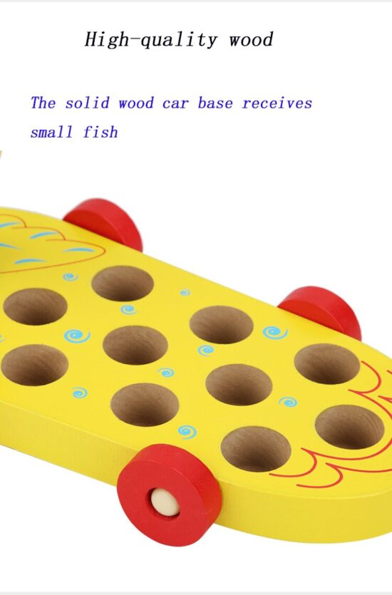 Jucarie 2in1 Pescuit magnetic Jucarie de tras Animale