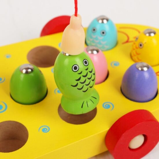 Jucarie 2in1 Pescuit magnetic Jucarie de tras Animale