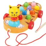 Jucarie 2in1 Pescuit magnetic Jucarie de tras Animale