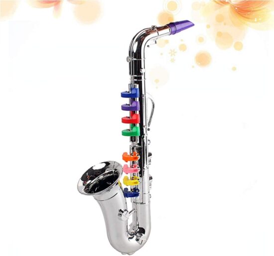 Jucarie Instrument de suflat Saxofon cu 8 note muzicale