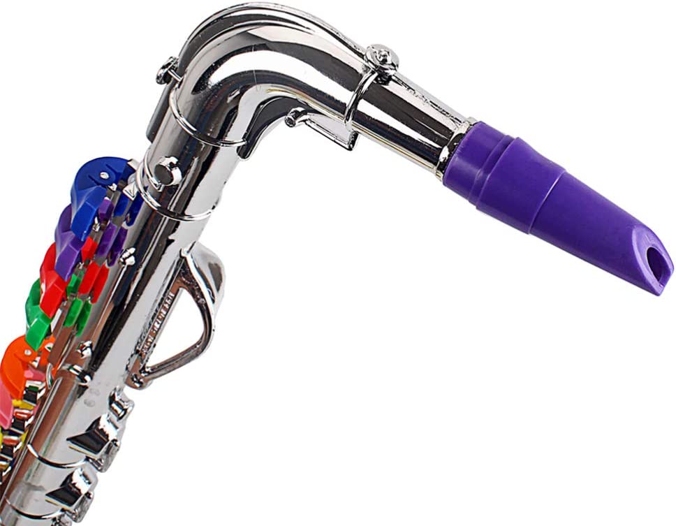 Jucarie Instrument de suflat Saxofon cu 8 note muzicale
