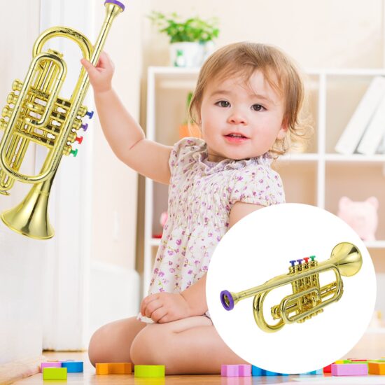 Jucarie Instrument de suflat Trompeta muzicala Saxofon