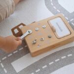 Mini Banc de lucru diferite Suruburi Joc Montessori lemn