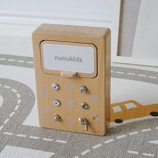 Mini Banc de lucru diferite Suruburi Joc Montessori lemn