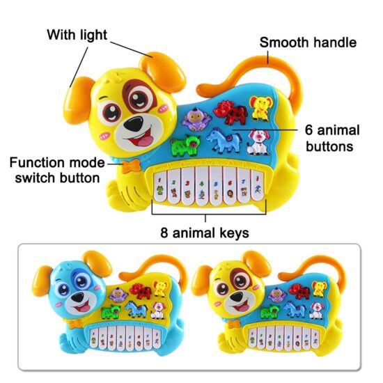 Pianina educativa Catelusul muzical cu Animalute