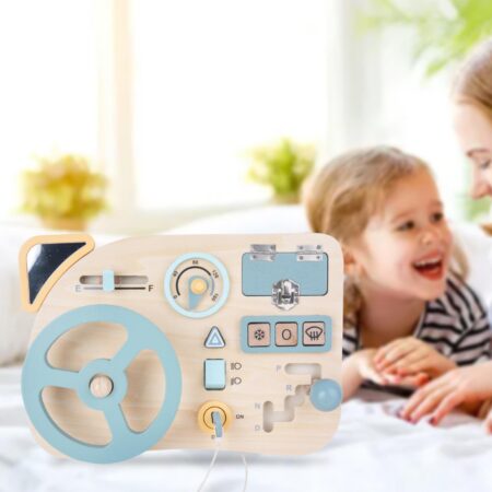 Placa Montessori Tablita senzoriala activitatile unui sofer