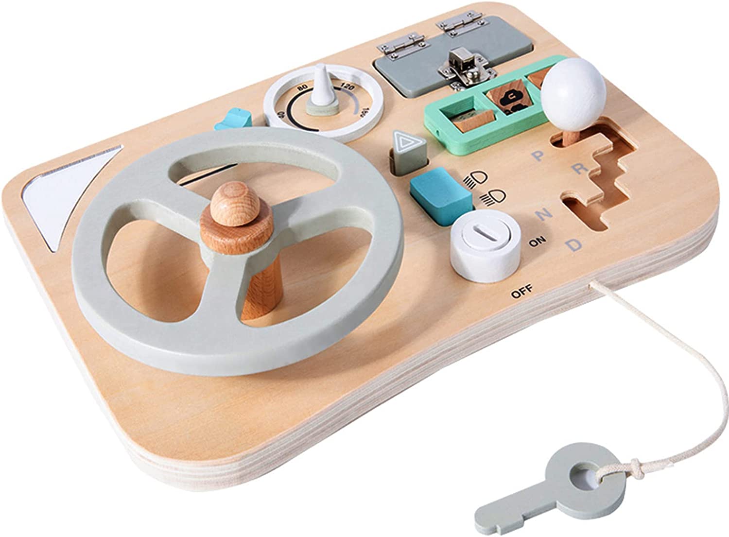 Placa Montessori Tablita senzoriala activitatile unui sofer