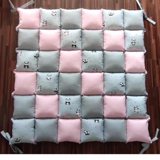 Saltea-de-joaca-copii-Panda-bumbac-100-umplutura