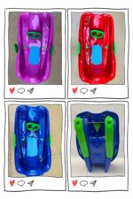 Sanie bob viteza Volan Frane duble Manere laterale