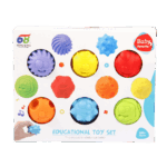 Set 6 mingi Jucarii senzoriale bebelusi Texturi diferite