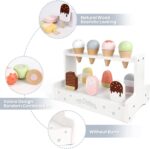 Standul de inghetata Accesorii din lemn Nunukids