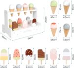 Standul de inghetata Accesorii din lemn Nunukids