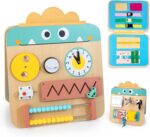 Tabla pliabila Montessori Jucarie senzoriala Busy Board