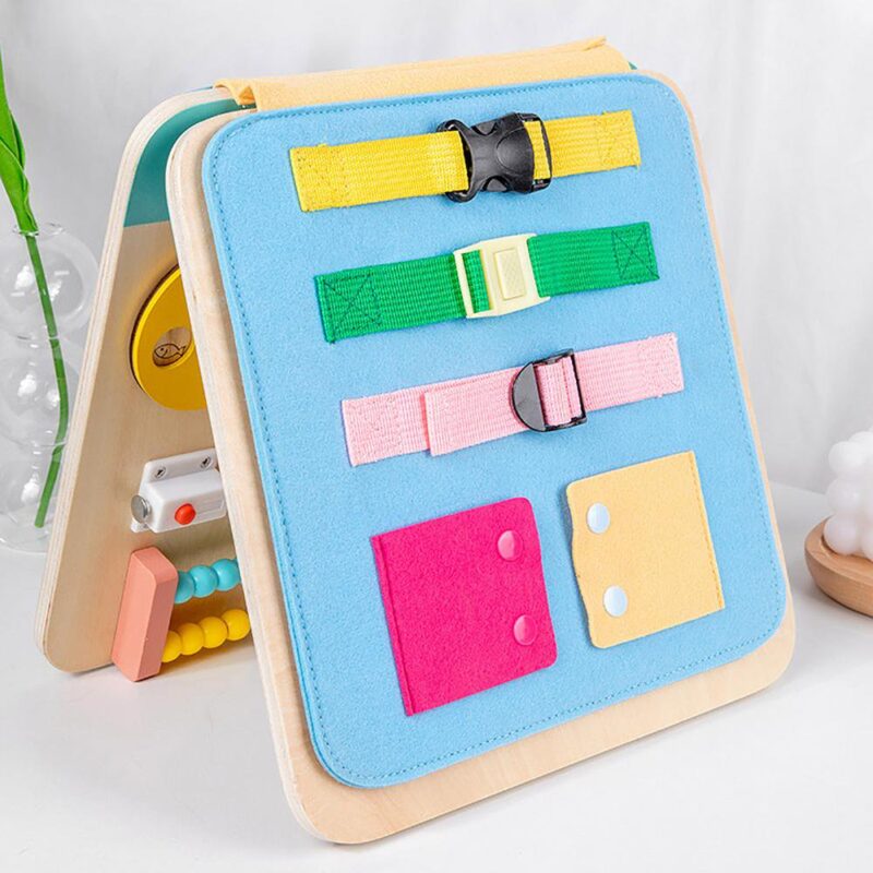 Tabla pliabila Montessori Jucarie senzoriala Busy Board