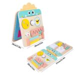 Tabla pliabila Montessori Jucarie senzoriala Busy Board