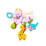 Zornaitoare de agatat Elefantul spirala cu jucarii plus