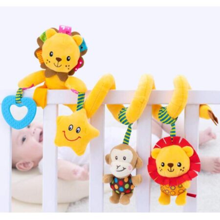 Zornaitoare de agatat LEUL spirala cu jucarii din plus