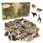 Animale Padure magnetice Piese Educative din Spuma