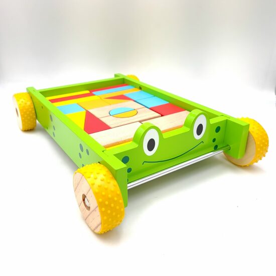 Antepremergator Broscuta Joc Cuburi de construit lemn