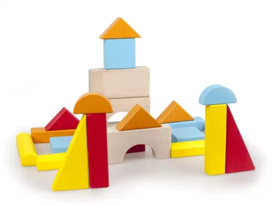 Antepremergator Broscuta Joc Cuburi de construit lemn