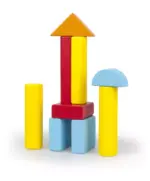 Antepremergator Broscuta Joc Cuburi de construit lemn