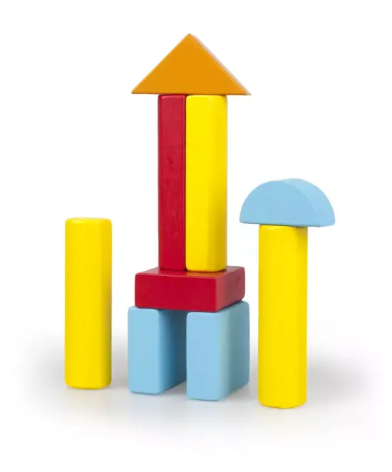 Antepremergator Broscuta Joc Cuburi de construit lemn