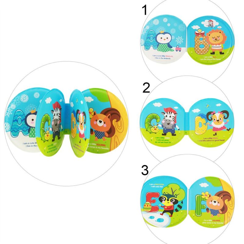 Set 2 Carti baie educativa bebelusi Animale Numere
