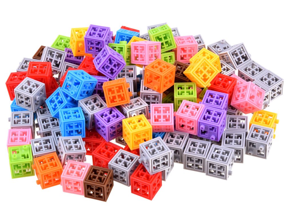 Cuburi constructie STEM Joc creativ Piramida 4D