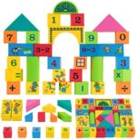Cuburi constructie educative din spuma EVA 47 piese