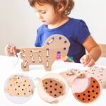 Joc de Snuruit Animale Jucarie Montessori lemn Natur