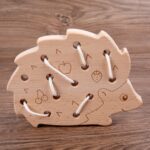 Joc de Snuruit Animale Jucarie Montessori lemn Natur