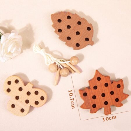 Joc de Snuruit Natura Jucarie Montessori lemn Natur