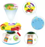 Jucarie interactiva Volan si Proiector muzical bebelusi