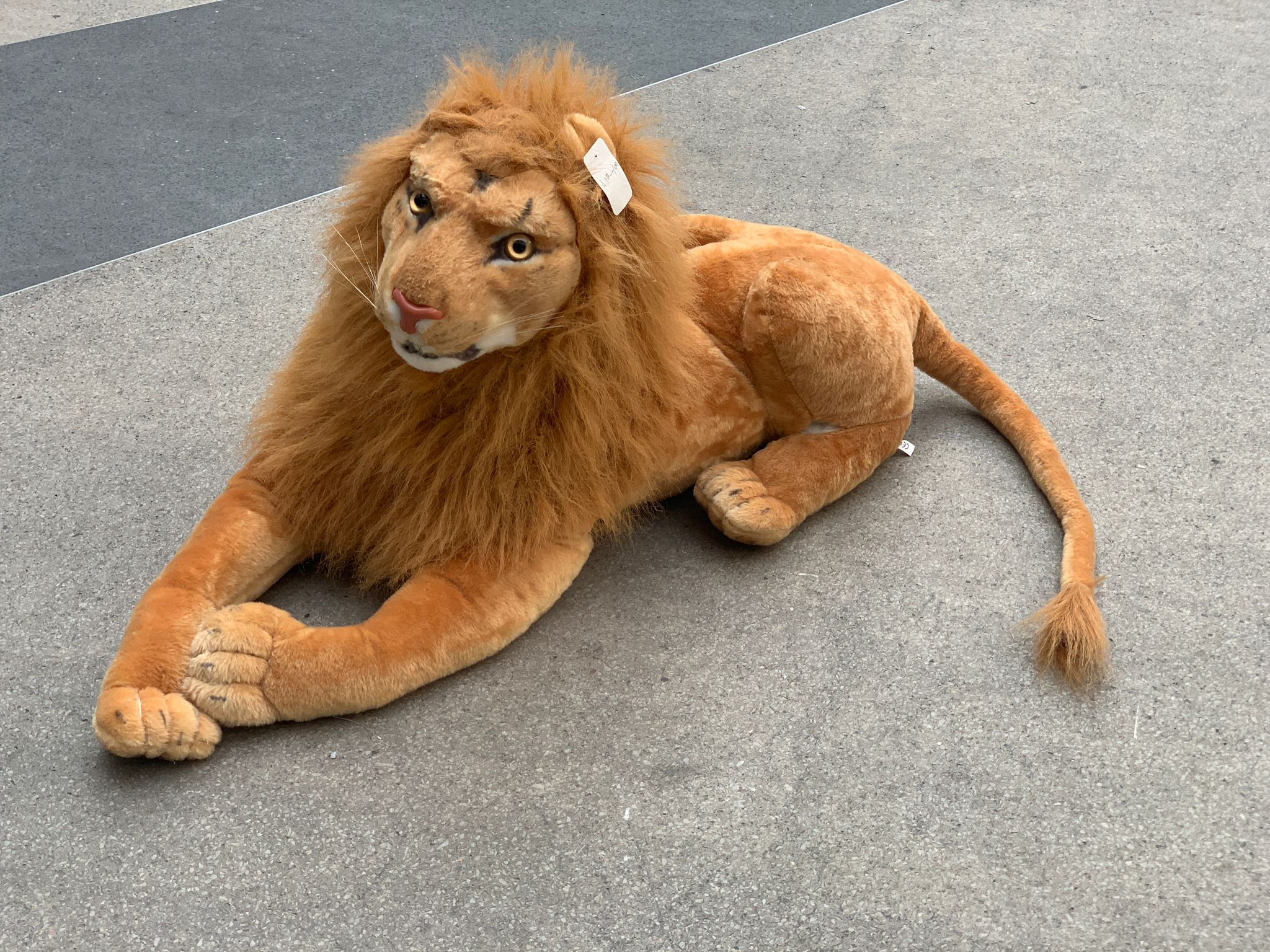 Jucarie plus Leul din padure Animal salbatic 65-100 cm