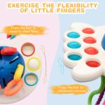 Jucarii senzoriale bebe Joc Montessori activitati cu snur