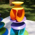 Piramida tip Spirala Turn de stivuit Rainbow Spin