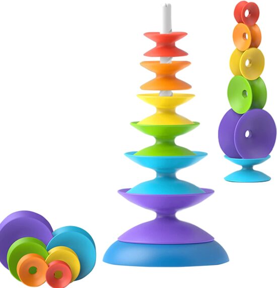 Piramida tip Spirala Turn de stivuit Rainbow Spin