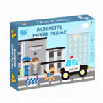 Puzzle magnetic Sectia de politie Joc educativ Carte